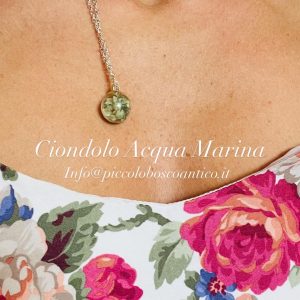 Collana Acqua Marina in Resina