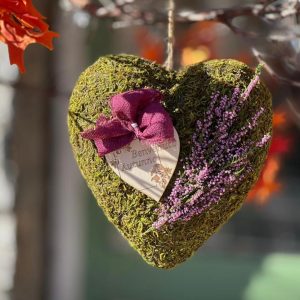 Cuore Decorativo "Benvenuto Autunno"