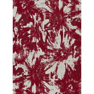 Tappeto Fiori di Loto Rosso