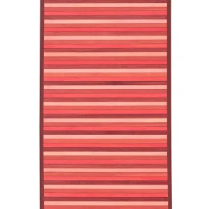 Tappeto Bamboo Degradè Rosso
