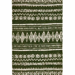 Tappeto Ethnic Kilim Verde