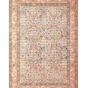 Tappeto Oriental Herat Azzurro Crema